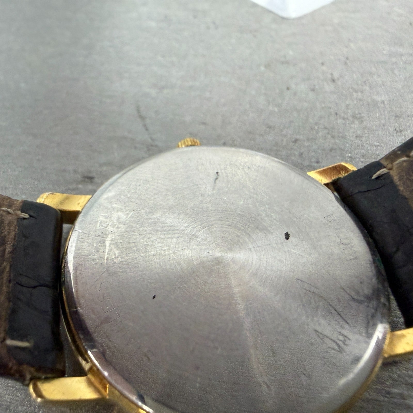 Bulova Watch Men 34mm White Dial Gold Tone Date Round 97B13 New Battery Vintage9