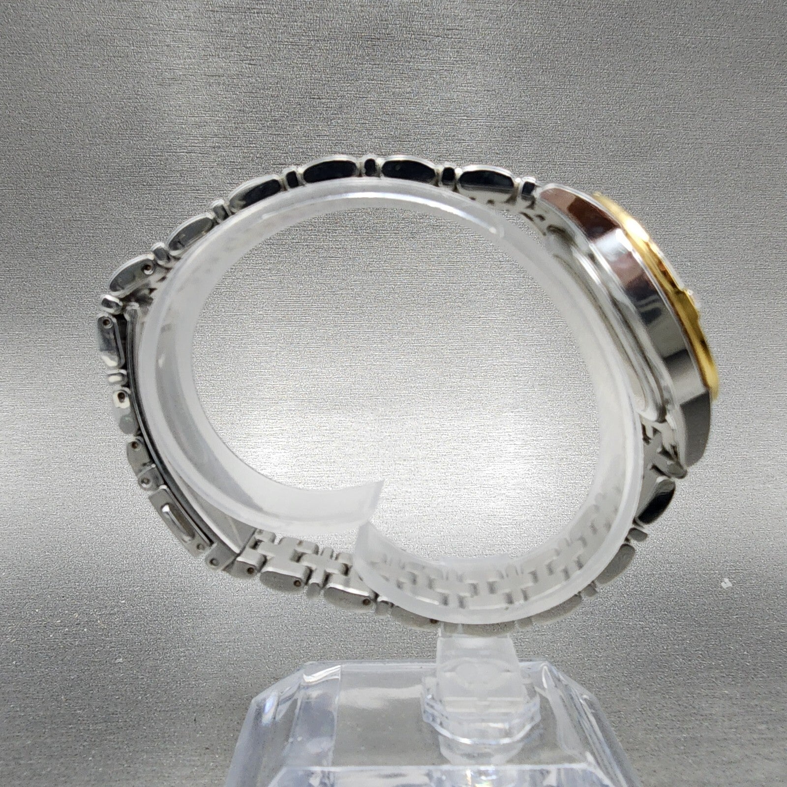 Citizen EcoDrive Silhouette Watch Women 29mm Silver Dial Two Tone Date Works9