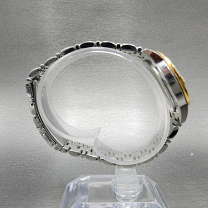 Citizen EcoDrive Silhouette Watch Women 29mm Silver Dial Two Tone Date Works9