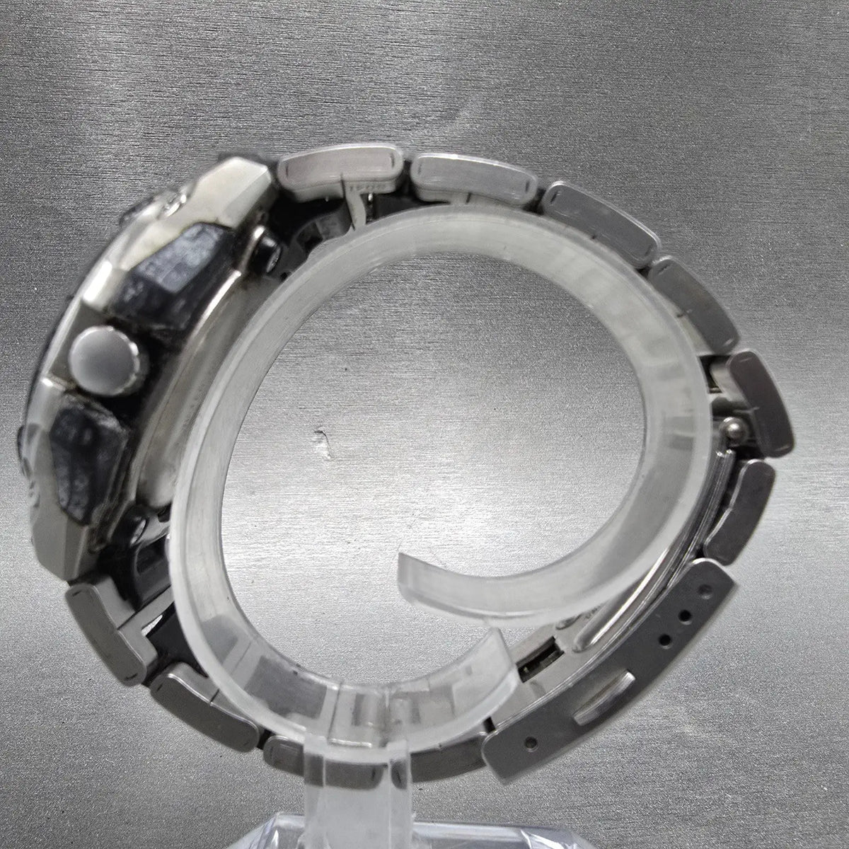 Casio G-Shock GC-2000 Watch Men 45mm Black Dial Black Silver Round VTG PARTS7