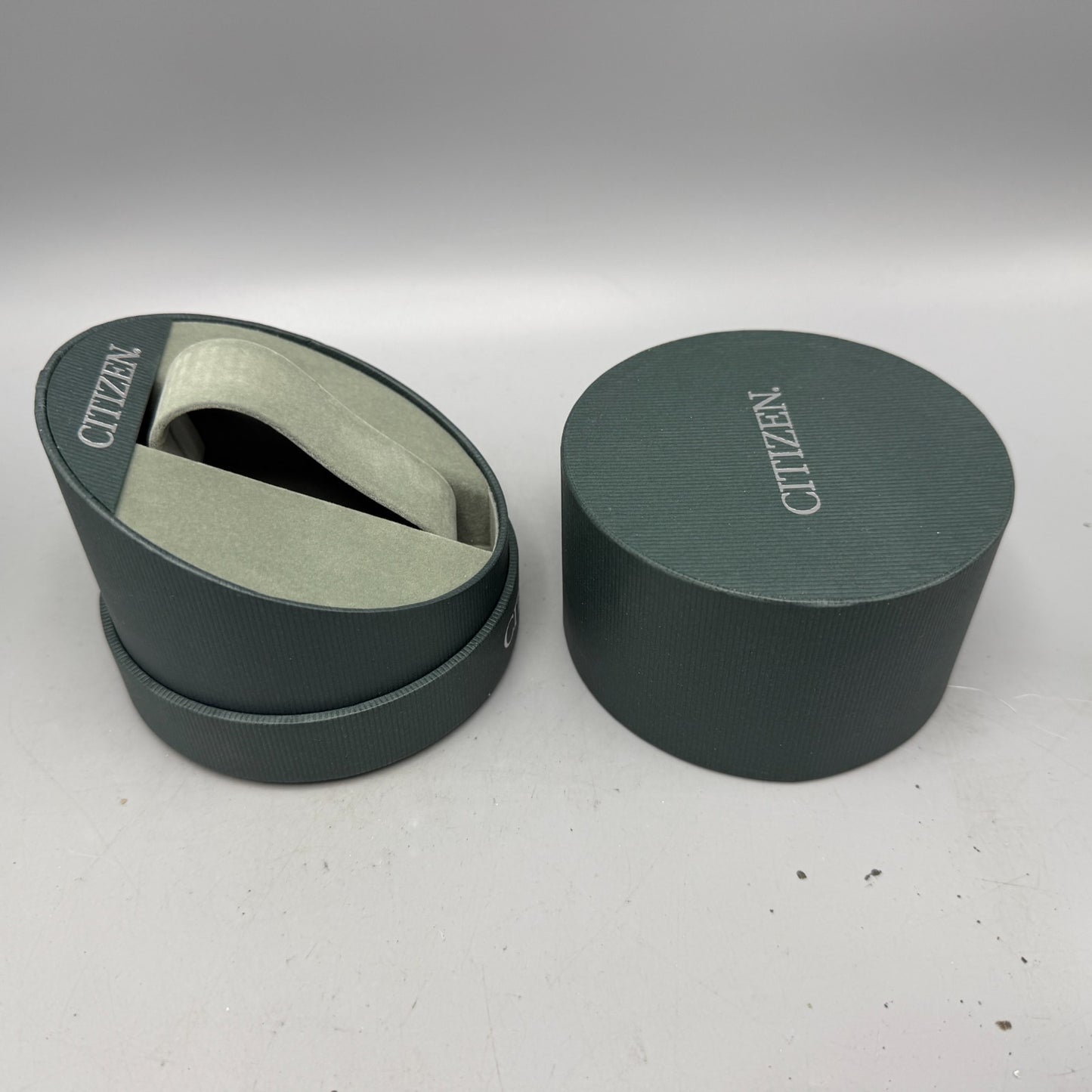 Citizen Presentation Watch Box Case Gray Cardboard Round 2000's 2010's4
