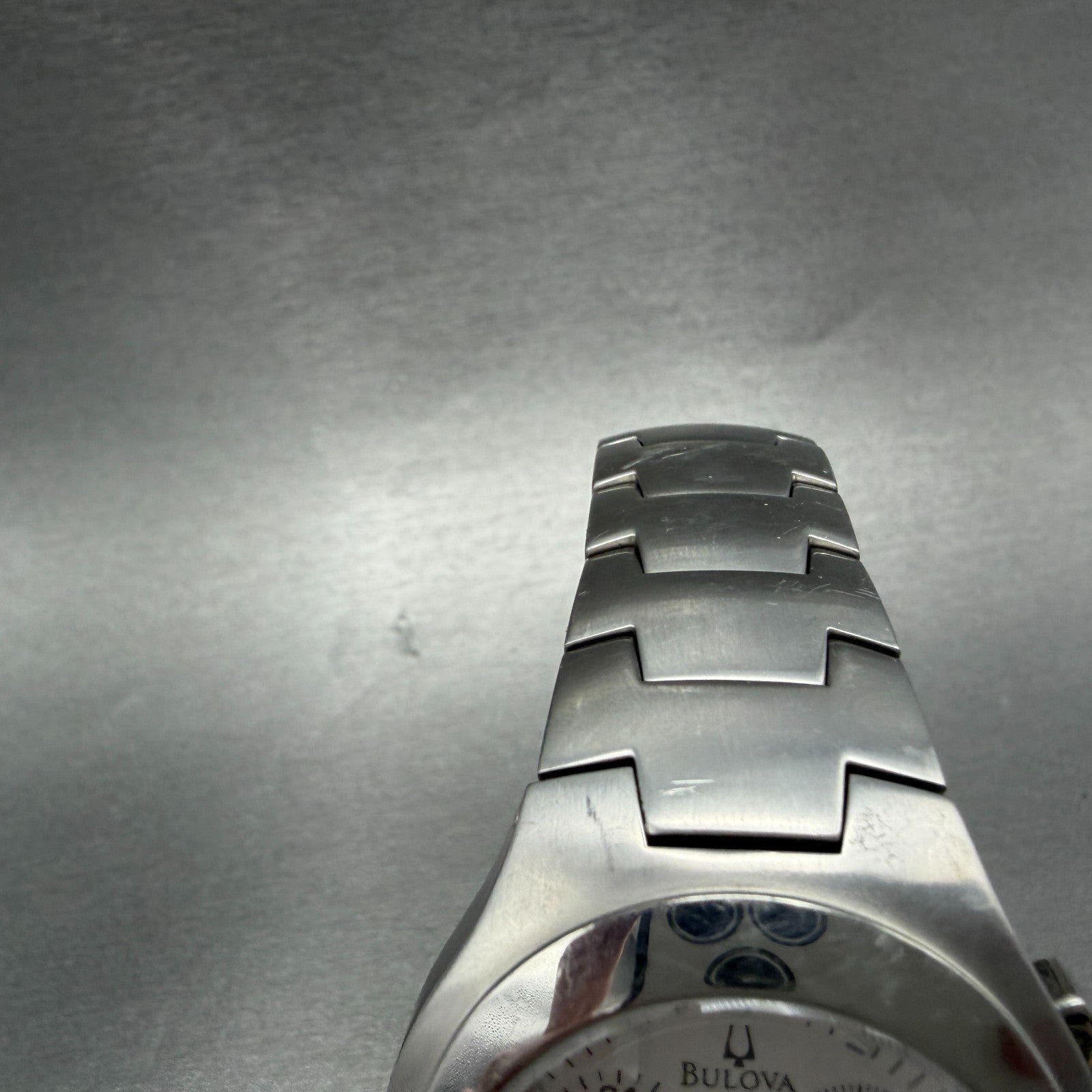 Bulova Marine Star Chrono Watch Men 47mm Silver Dial Silver Date 96B98 New Batt4
