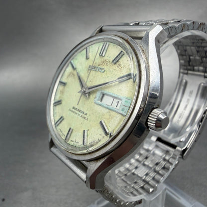 Seiko Business A Watch Men 37mm White Dial Silver Tone Daydate 8346-8000 PARTS3