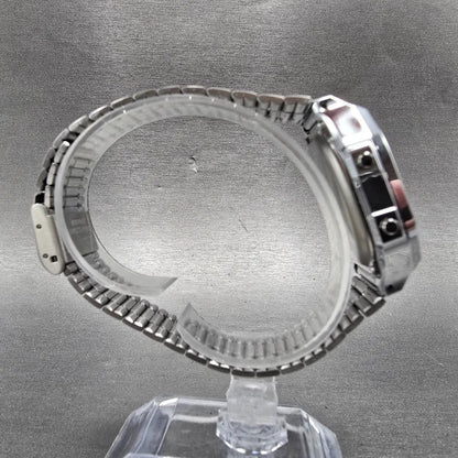 Casio A168 Illuminator Watch Men 36mm Digital Steel Alarm Chronograph New Batt J8