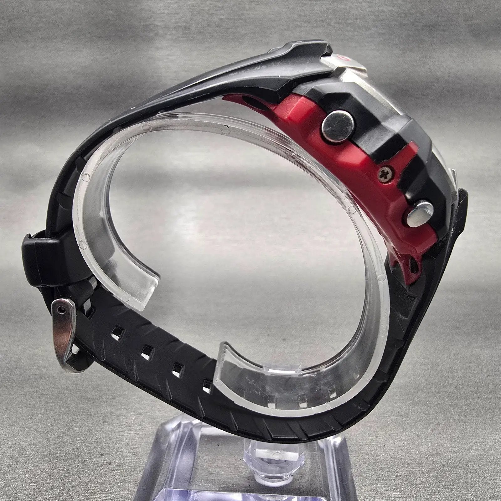 Casio G-Shock G-3011 Watch Men 46mm Digital Black Red Chrono Alarm New Battery8