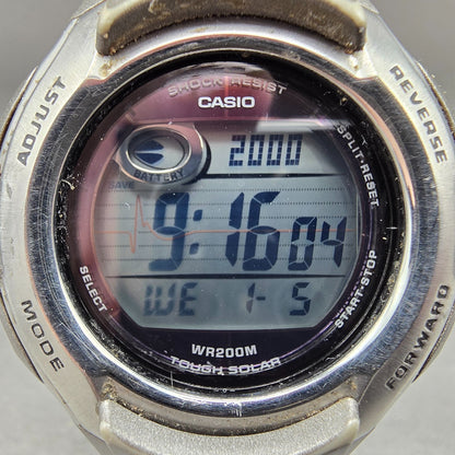 Casio G-Shock G-7300D Watch Men 47mm Silver Gray Alarm Chronograph Round Works1