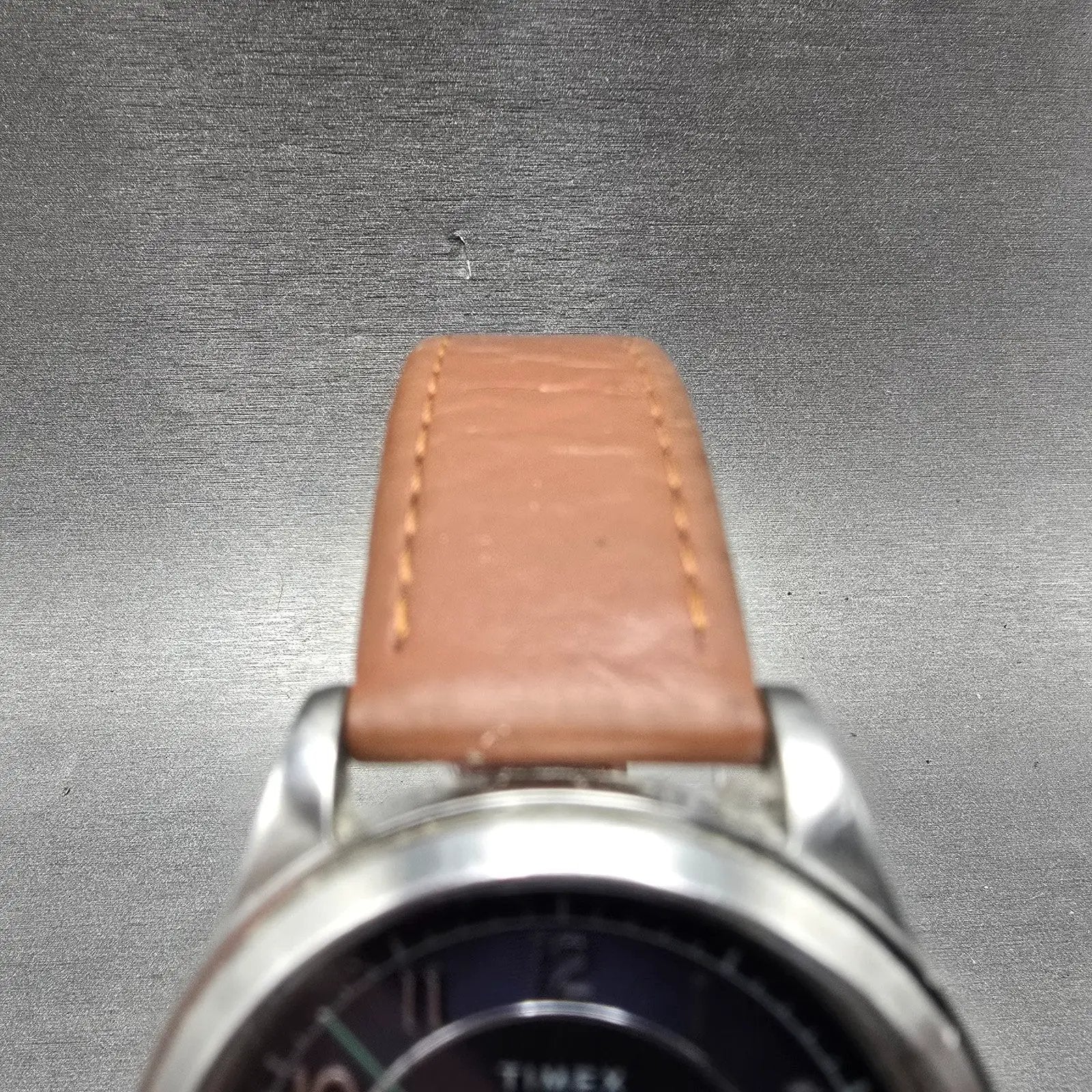 Timex Waterbury Traditional Watch Men 39mm Blue Dial Steel Daydate New Battery4