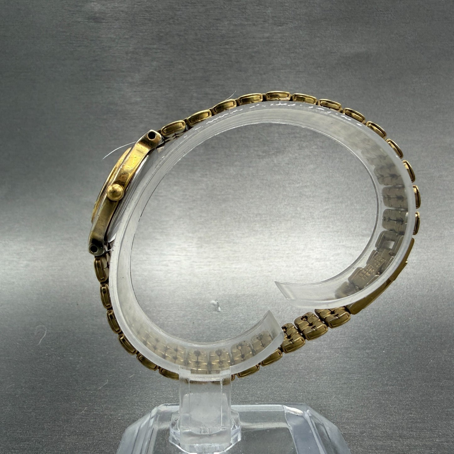 Citizen Watch Women 22mm Gold Dial Gold Tone Round 1020-S54554 New Battery6