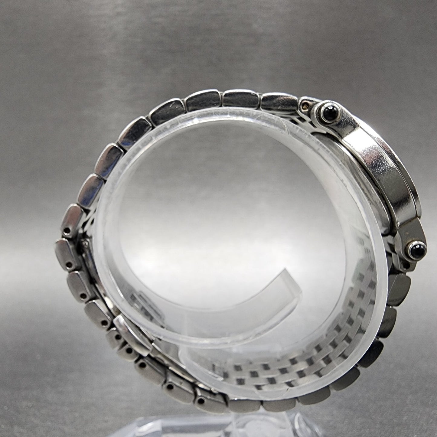 Bulova Accutron Watch Women 24mm MOP Dial Silver Tone Diamond Accents New Batt8