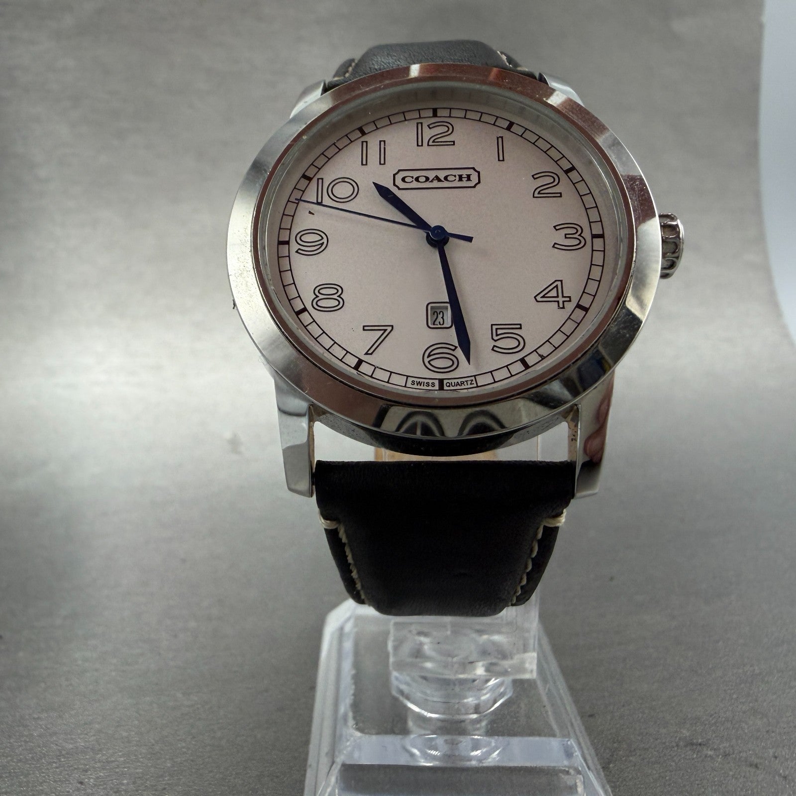 Coach Watch Men 38mm White Dial Steel Date Round CA.03.2.14.0325 PARTS6