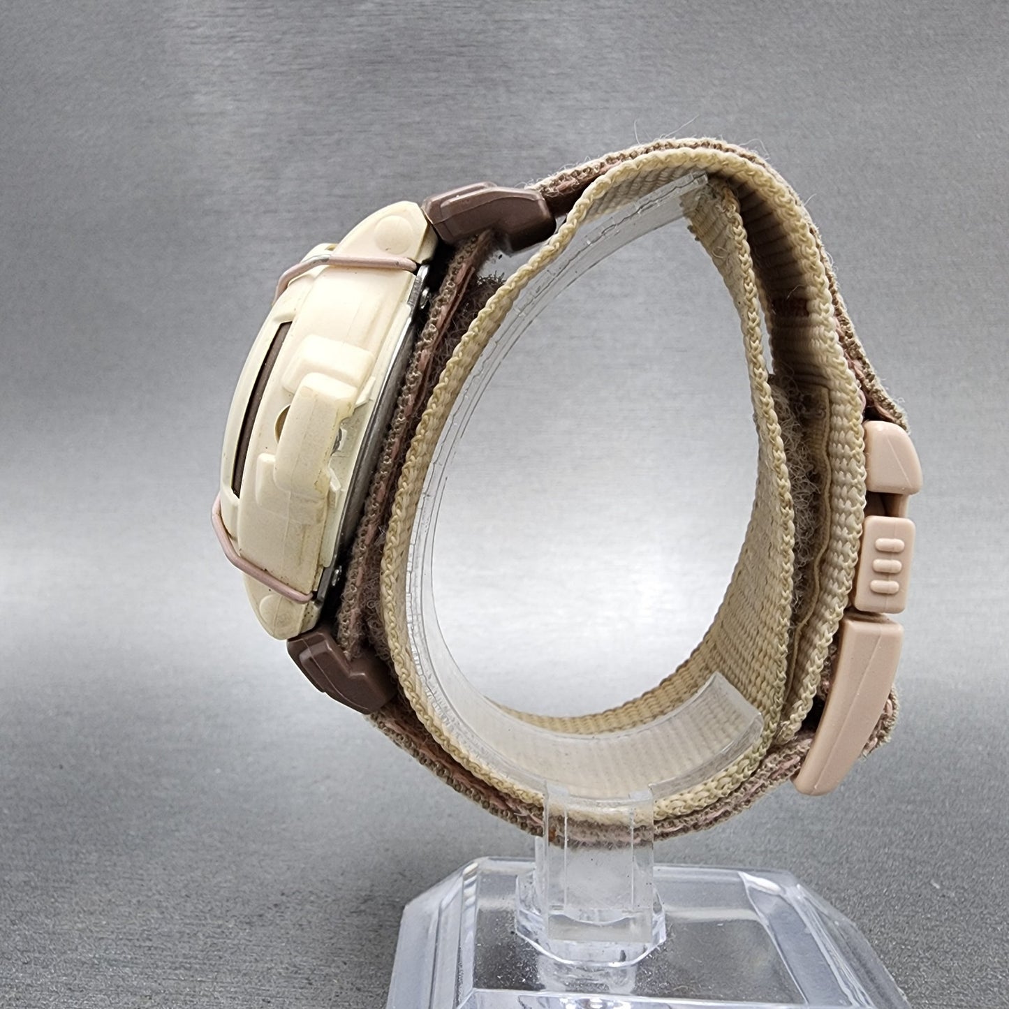 Casio BabyG BG31 Watch Women 40mm Cream Dial Brown Tone Round New Battery6