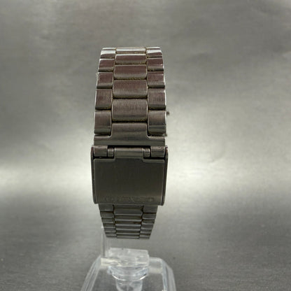 Casio AQ-230 Watch Men 30mm White Dial Silver Tone Alarm Chrono New Battery KL7
