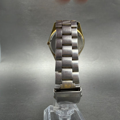 Citizen CQ Watch Men 36mm Gold Dial Gold Tone Daydate Round 6100-S96401 PARTS8