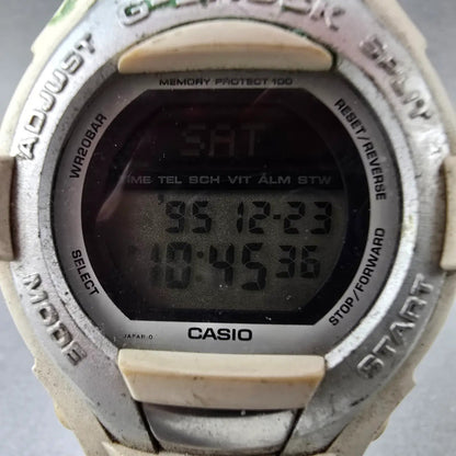 Casio G-Shock G-Cool GT-000 Watch Men 40mm White Silver Alarm Chrono READ Newbat1