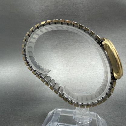 Seiko Watch Men 34mm Gold Dial Gold Tone Round 2620-0040 PARTS Vintage9