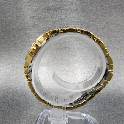 Movado Museum Watch Women 26mm Black Dial Gold Tone Round 88 E4 1851 New Battery6