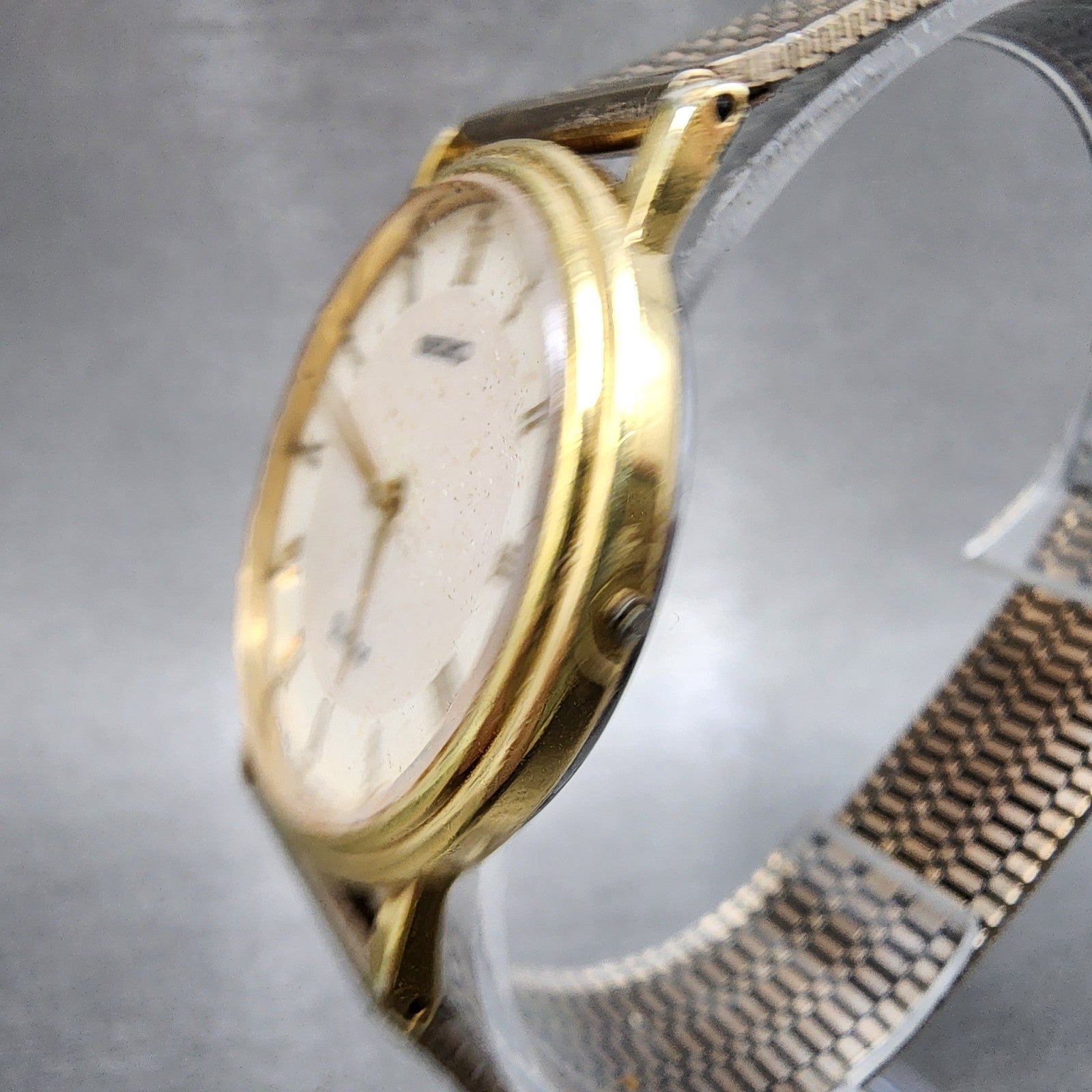 Seiko Dolce Watch Men 32mm White Dial Gold Tone 8n417030 New Battery READ!!!!!!2