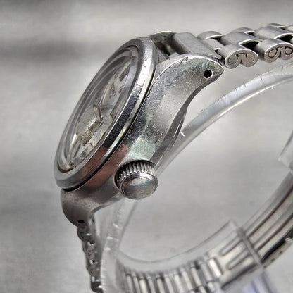 Seiko Chorus Watch Women 26mm Silver Dial Silver 2118-0200 Manual Wind Works VTG2