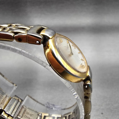 Seiko Watch Women 21mm MOP Dial Two Tone Round 1N00-0GR0 New Battery Vintage3
