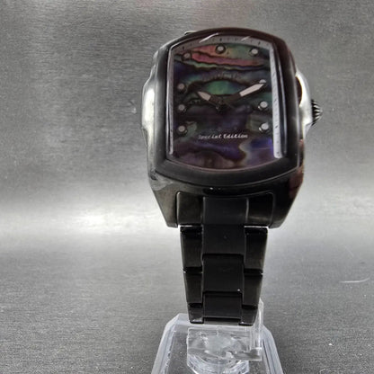 Invicta Lupah Watch Women 29mm Abalone Dial Black Rectangle 23211 New Battery 35