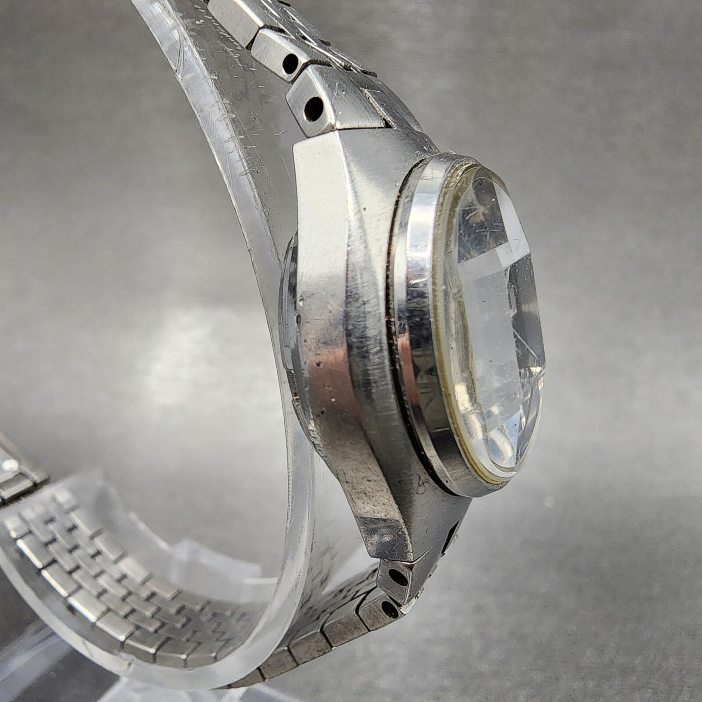 Seiko Automatic Watch Women 24mm Green Dial Silver Tone Daydate 22060240 PARTS4
