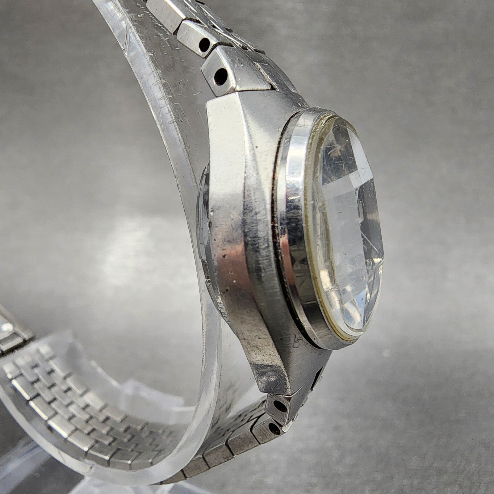 Seiko Automatic Watch Women 24mm Green Dial Silver Tone Daydate 22060240 PARTS4