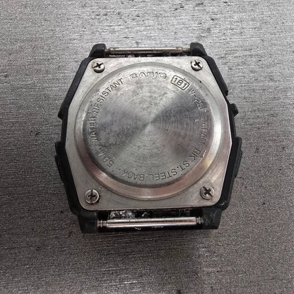 Casio W-25 Digital Watch Men 35mm Black Dial Chronograph Alarm New Battery6