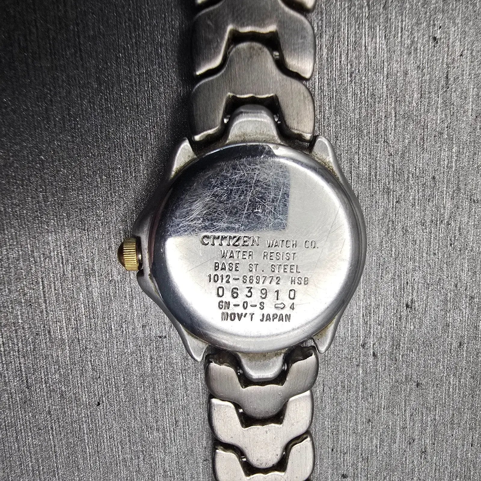 Citizen Elegance Watch Women 24mm Champagne Dial Date 1012-S69772 New Battery10