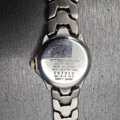 Citizen Elegance Watch Women 24mm Champagne Dial Date 1012-S69772 New Battery10
