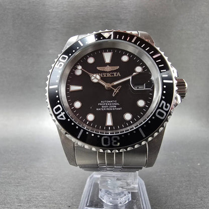 Invicta Pro Diver Automatic Watch Men 42mm Black Dial Steel Date 30091 Runs5