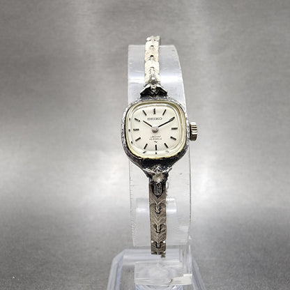 Seiko Special Watch Women 15mm Silver Dial Silver Tone Manual 11403030 Runs5