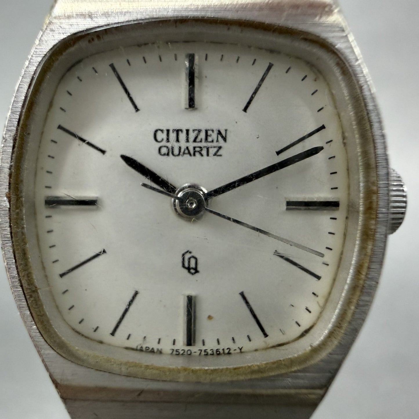 Citizen CQ Watch Women 18mm Silver Dial Silver Tone 4153511 New Battery1