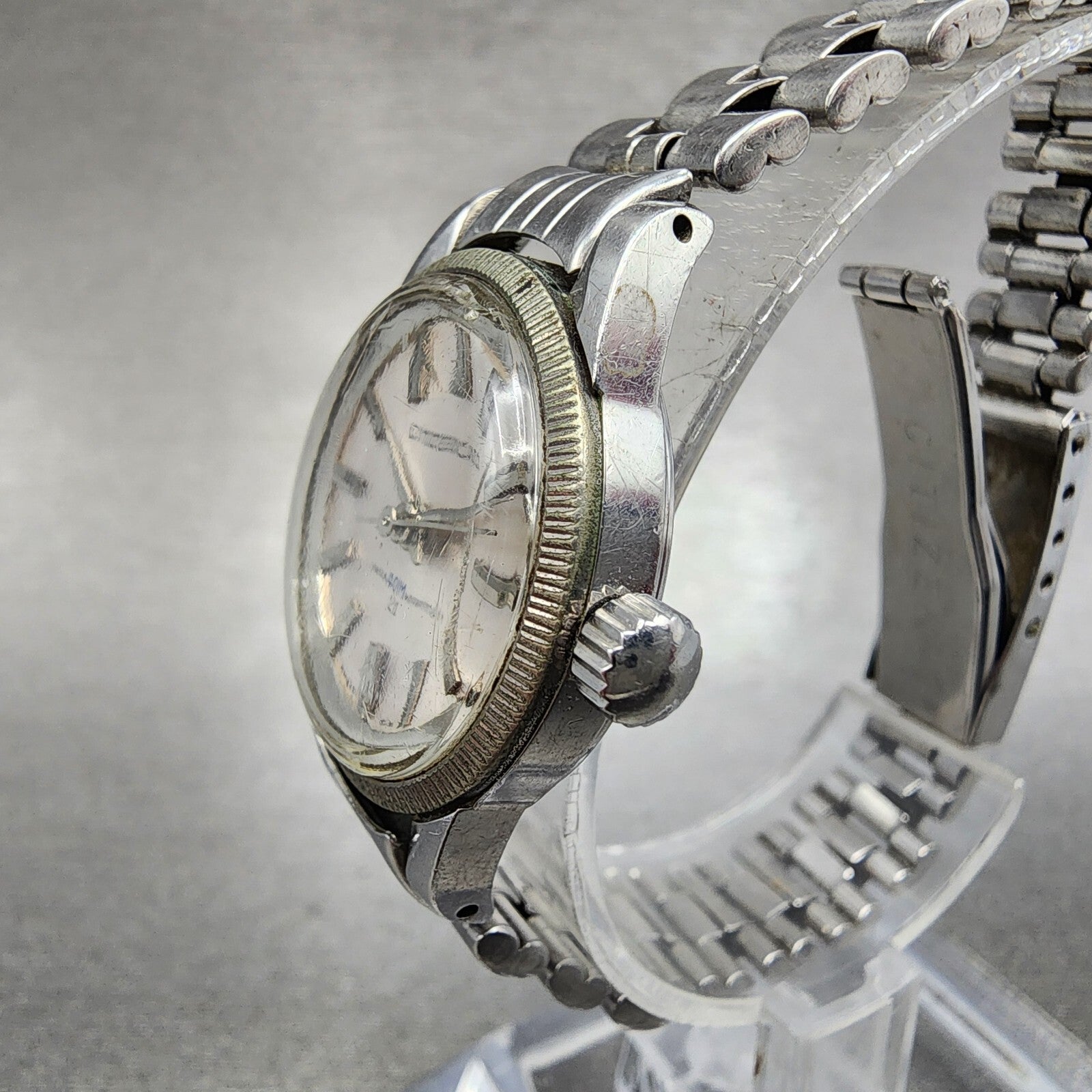 Citizen Carol Watch Women 25mm White Dial Steel Manual Wind 21 Jewels Runs2