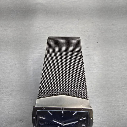 Skagen Tank Watch Men 34mm Gray Dial Titanium Daydate 396LTTM New Battery4