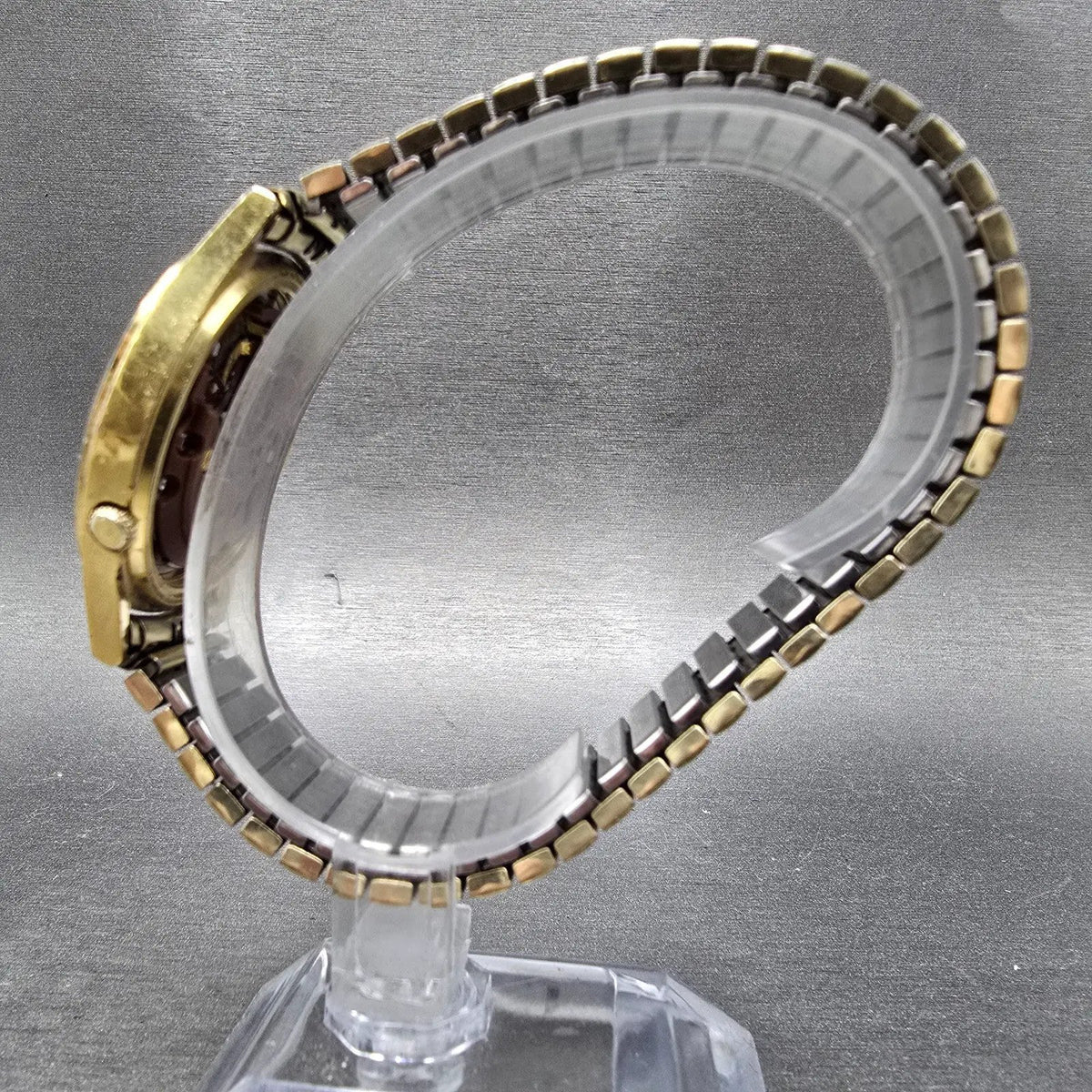 Pulsar Raildroad Approved Watch Men 36mm White Dial Gold Daydate V513 PARTS7