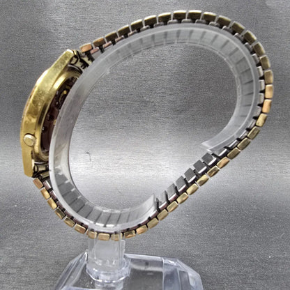 Pulsar Raildroad Approved Watch Men 36mm White Dial Gold Daydate V513 PARTS7