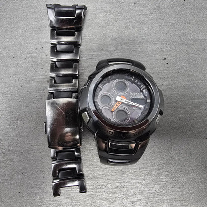 Casio G-Shock GW-1000BDJ Watch Men 46mm Blue Dial Black Solar Alarm Chrono PARTS0