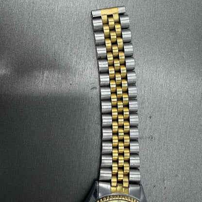 Citizen CQ President Watch Men 35mm Champagne Dial Two Tone Daydate PARTS7
