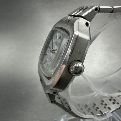 Seiko Special Watch Women 24mm Silver Dial Silver Tone Date Automatic Runs2