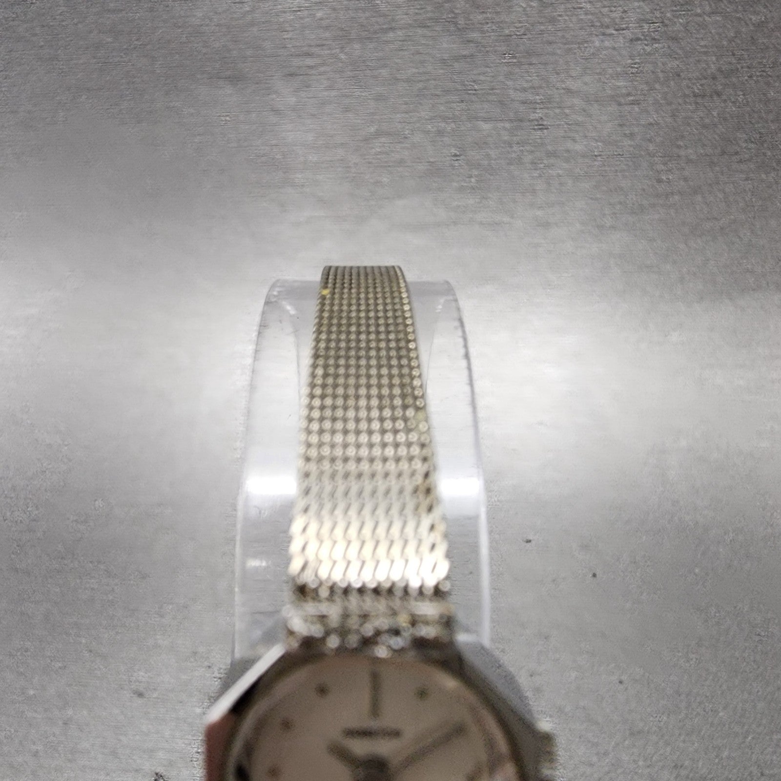 Hamilton Watch women 17mm White Dial 10K White Gold Plated Diamonds New Battery4