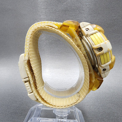 Casio BabyG BG200 Watch Women 42mm Digital White Dial White Tone Round New Bat8