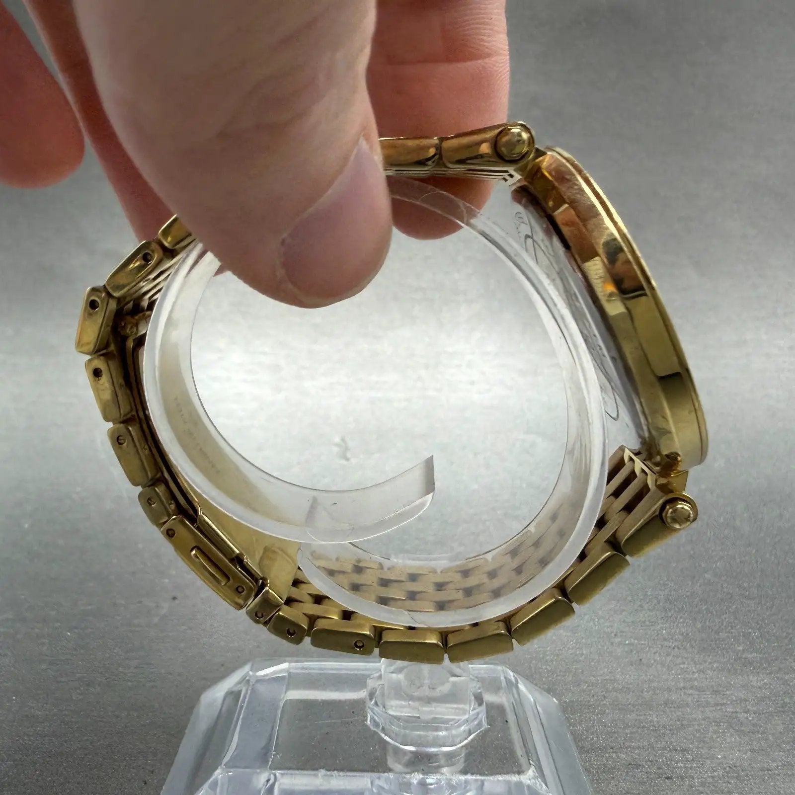 Michael Kors Darci Watch Women 39mm Champagne Dial Gold Tone MK-3191 New Battery8