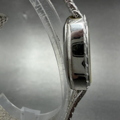 Cyma Watch Women 22mm Silver Dial Silver Tone Rectangle 616SP Mesh New Battery3