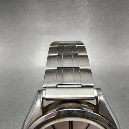 Seiko Lord Matic Special Watch Men 37mm Silver Dial Steel Daydate 5206-6061 Runs