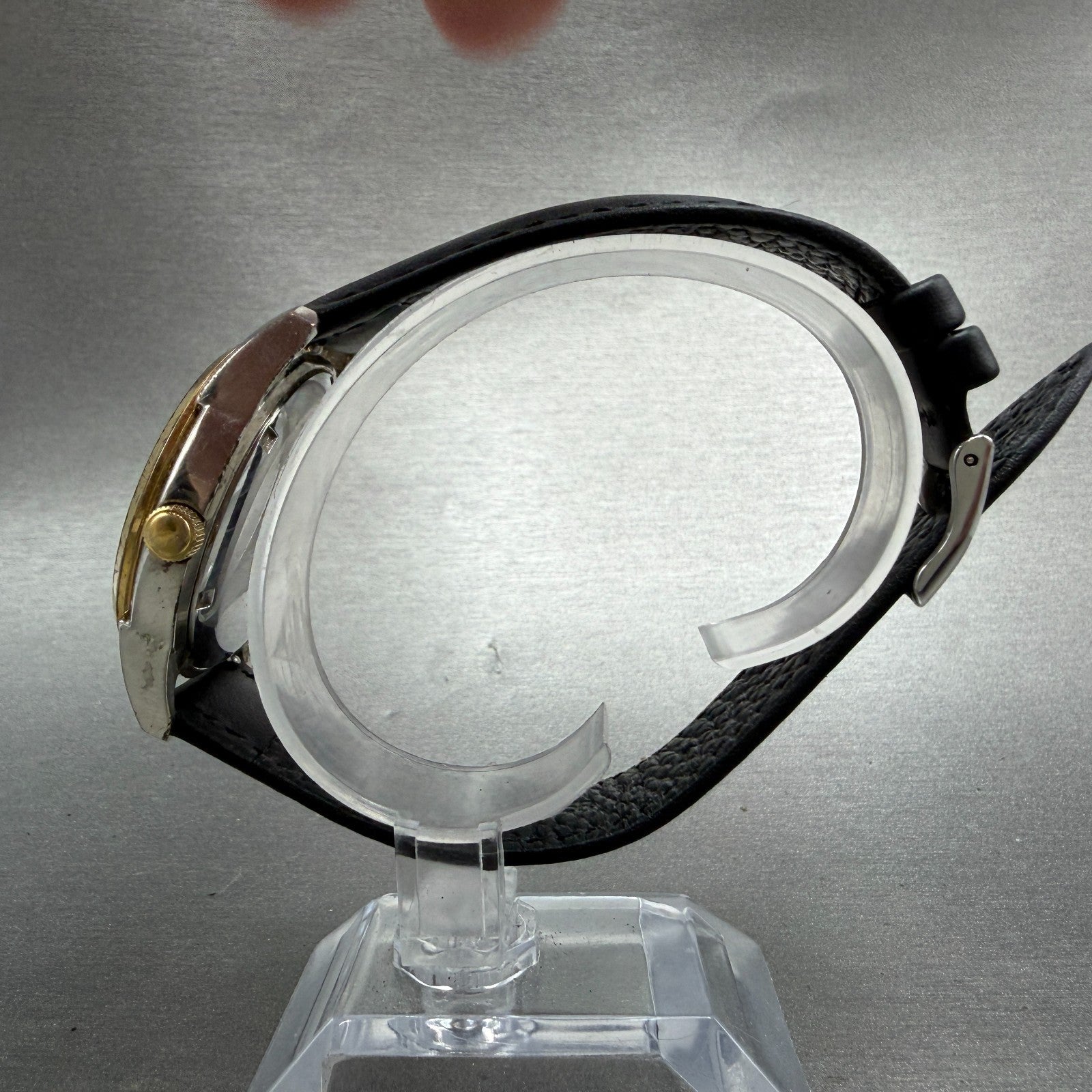 Seiko Pulsar Watch Men 38mm Silver Dial Two Tone Daydate VJ33-X006 New Battery6