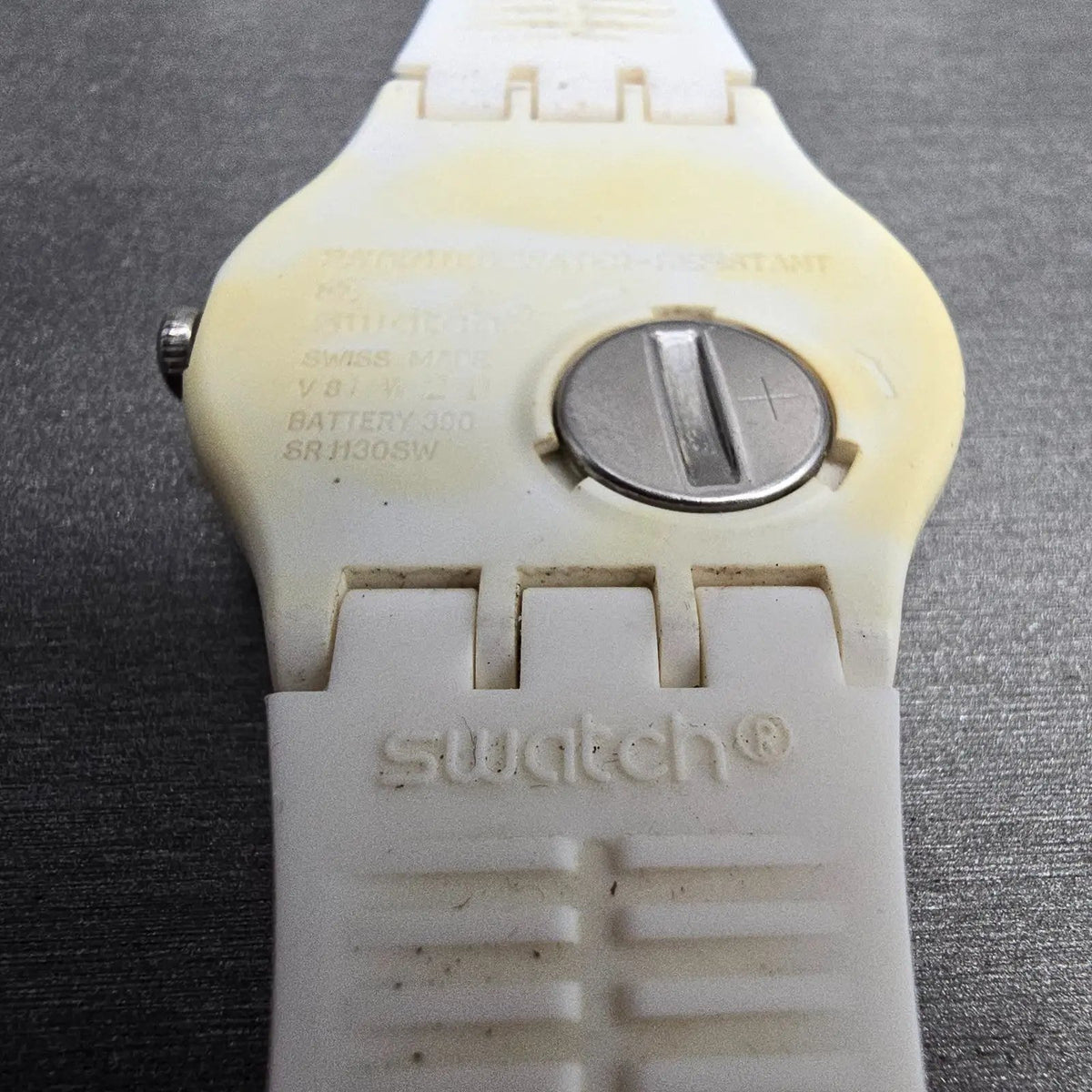 Swatch Perfect Ride Watch Men 41mm White Dial White Case SUOW701J New Battery13