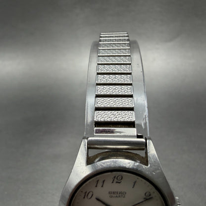 Seiko Watch Women 24mm Silver Dial Silver Tone Round 2621-0100 New Battery4