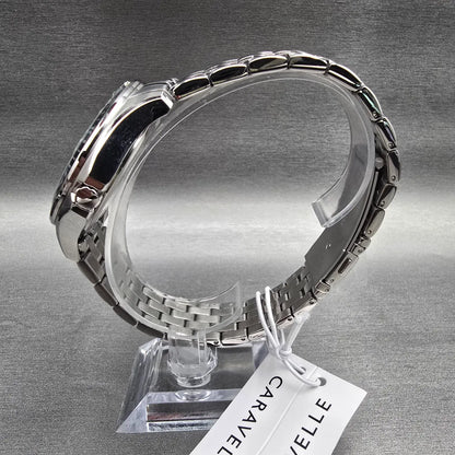 Bulova Caravelle 2021 Liberty Bowl Watch Men 43mm Silver Dial 43B162 New Battery6