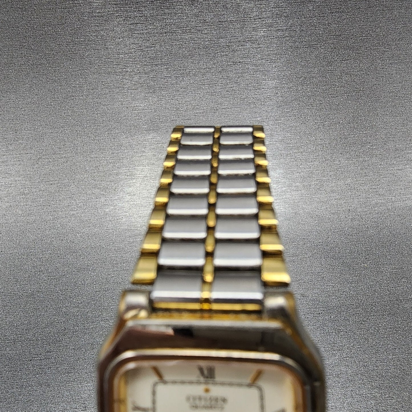 Citizen Tank Watch Women 27mm White Dial Two Tone 4630E60639 New Battery4
