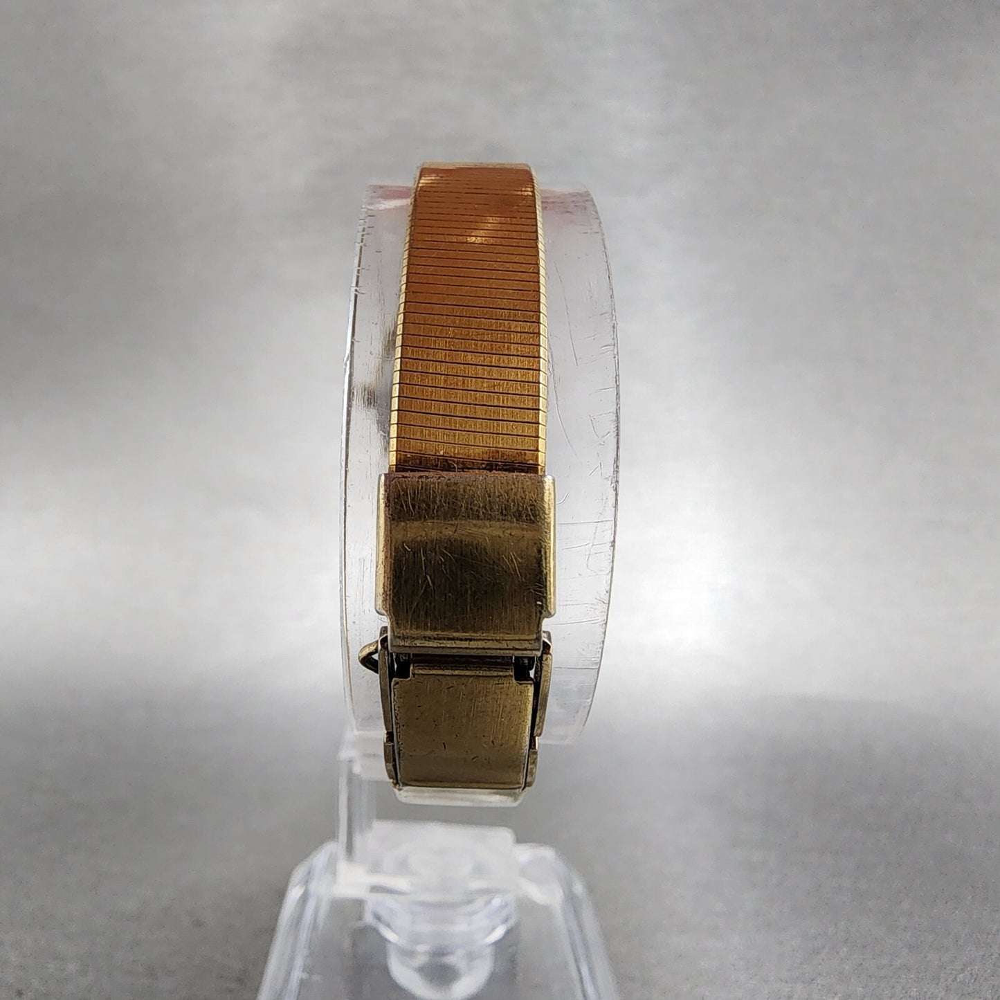 Seiko Watch Women 19mm Gold Dial Gold Tone Round 54205099 New Battery7